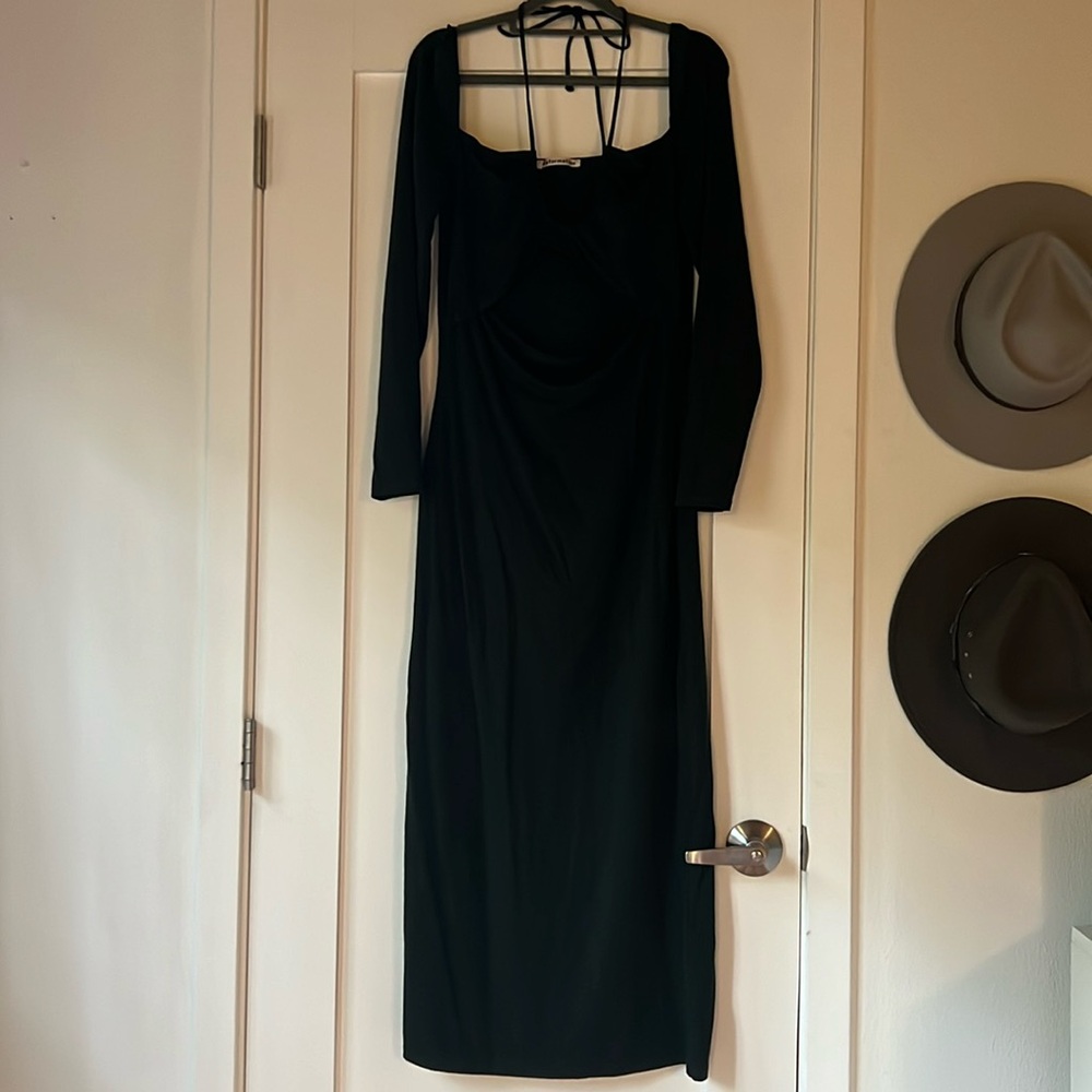 Reformation knit midi dress